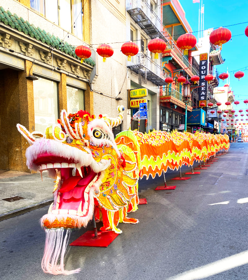 Fête du nouvel an chinois au Chinatown de San Francisco