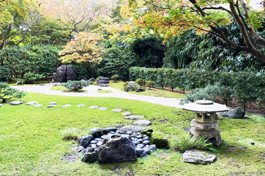 Jardin sec du jardin japonais de San Francisco
