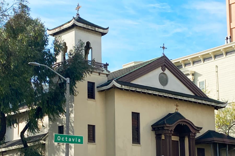 Eglise St Francis Xavier Japantown San Francisco